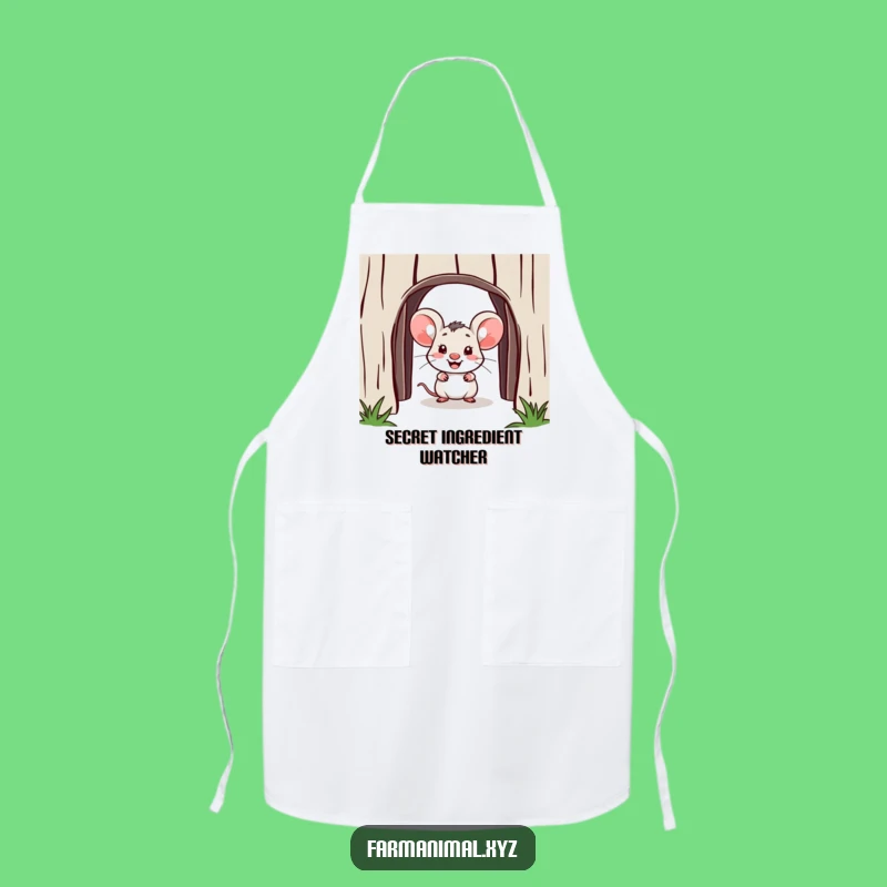Funny Mouse Kitchen Apron - Hilarious Chef Accessory for Home Cooks Gift