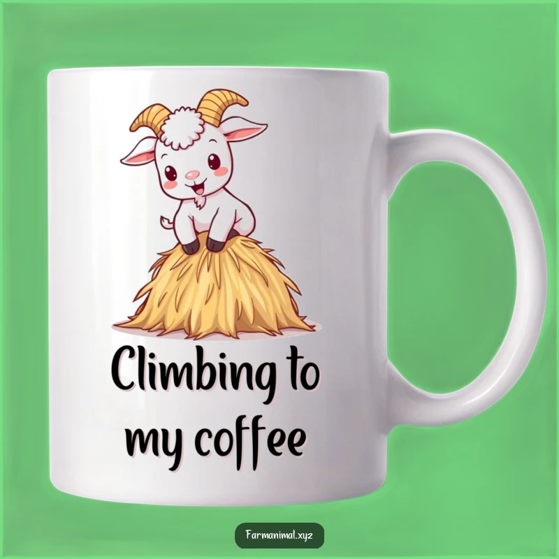 Funny Mischievous Goat Mug - Hilarious Gift for Farm Lovers and Pranksters
