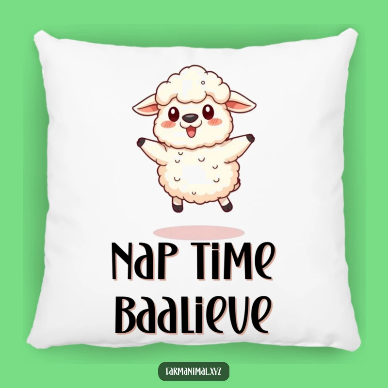 Funny Sheep Jump Pillow: Cozy Comfort with a Fluffy Friend - Ideal Funny Gift!