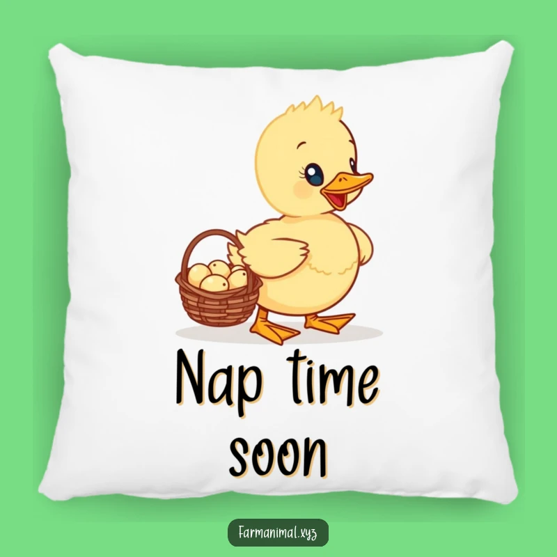 Funny Duckling Pillow - Soft & Cozy Home Decor Accent
