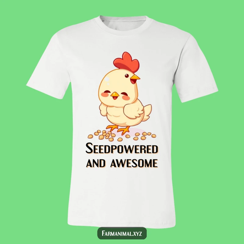 Funny Chicken Seed Hunter Tee - Enthusiastic Bird T-Shirt, Perfect Gift