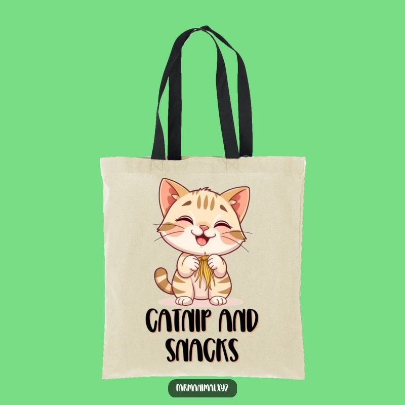 Funny Barn Cat Tote Bag: Carry Your Playfulness - Stylish & Practical Farm Funny Gift!