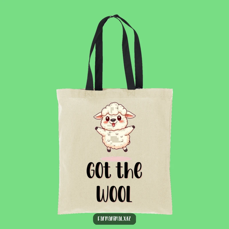 Funny Sheep Jump Tote Bag: Carry Your Charm - Stylish & Practical Farm Funny Gift!