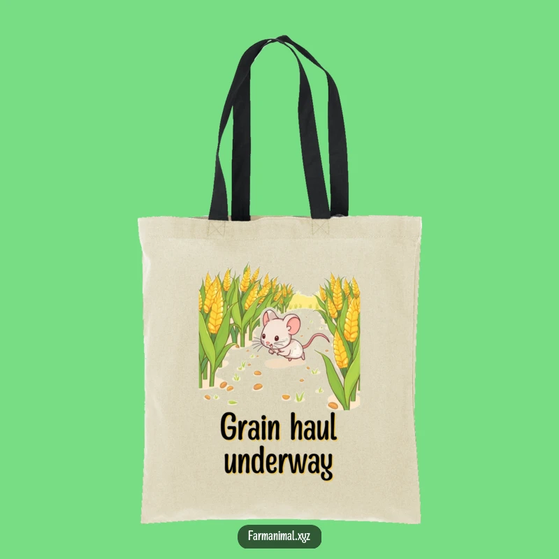 Funny Mouse Scurrying Tote Bag - Carry Your Cheerful Spirit
